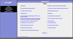 Desktop Screenshot of programacionphp.yaia.com