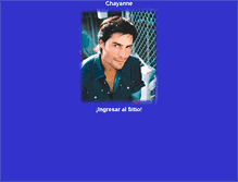 Tablet Screenshot of chayanne.yaia.com